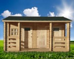 Уникальный дачный домик - три домика в одном: кухня, душ. туалет. Домик из бруса 45 мм.