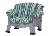 Фото 191203-1 Серебристый цвет - новый вариант плетения кресла.