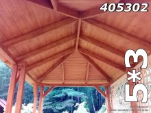Фото 405302-4 Потолок беседки для дачи 5 на 3 метра